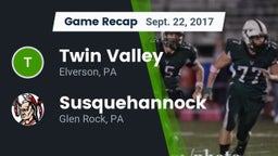 Recap: Twin Valley  vs. Susquehannock  2017