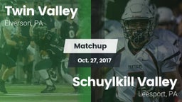 Matchup: Twin Valley vs. Schuylkill Valley  2017