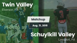 Matchup: Twin Valley vs. Schuylkill Valley  2018