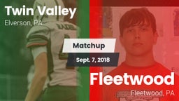 Matchup: Twin Valley vs. Fleetwood  2018