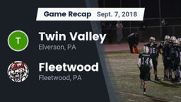 Recap: Twin Valley  vs. Fleetwood  2018