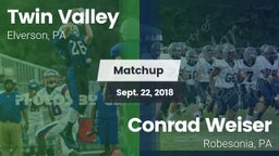 Matchup: Twin Valley vs. Conrad Weiser  2018