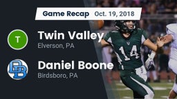 Recap: Twin Valley  vs. Daniel Boone  2018