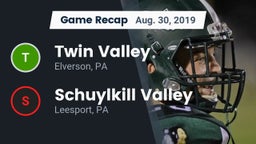 Recap: Twin Valley  vs. Schuylkill Valley  2019