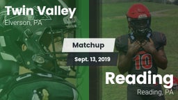 Matchup: Twin Valley vs. Reading  2019