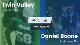 Matchup: Twin Valley vs. Daniel Boone  2019