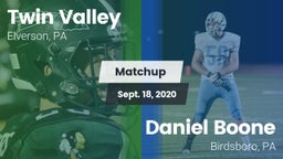 Matchup: Twin Valley vs. Daniel Boone  2020