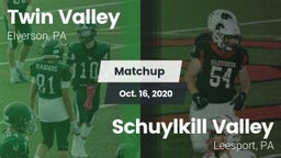 Matchup: Twin Valley vs. Schuylkill Valley  2020