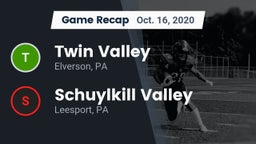 Recap: Twin Valley  vs. Schuylkill Valley  2020