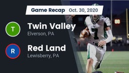 Recap: Twin Valley  vs. Red Land  2020