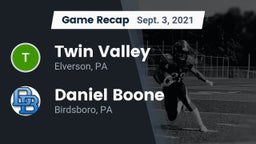 Recap: Twin Valley  vs. Daniel Boone  2021