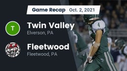 Recap: Twin Valley  vs. Fleetwood  2021