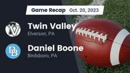 Recap: Twin Valley  vs. Daniel Boone  2023
