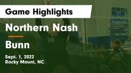 Northern Nash  vs Bunn  Game Highlights - Sept. 1, 2022