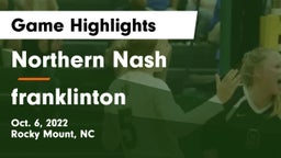 Northern Nash  vs franklinton  Game Highlights - Oct. 6, 2022