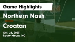 Northern Nash  vs Croatan Game Highlights - Oct. 21, 2023