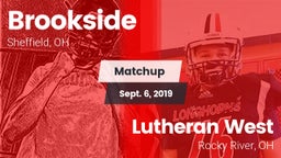 Matchup: Brookside vs. Lutheran West  2019