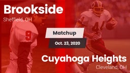 Matchup: Brookside vs. Cuyahoga Heights  2020