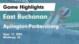 East Buchanan  vs Aplington-Parkersburg  Game Highlights - Sept. 17, 2022