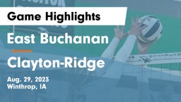 East Buchanan  vs Clayton-Ridge  Game Highlights - Aug. 29, 2023
