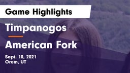 Timpanogos  vs American Fork  Game Highlights - Sept. 10, 2021