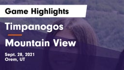 Timpanogos  vs Mountain View  Game Highlights - Sept. 28, 2021