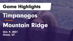 Timpanogos  vs Mountain Ridge  Game Highlights - Oct. 9, 2021