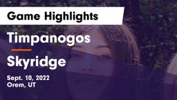 Timpanogos  vs Skyridge  Game Highlights - Sept. 10, 2022
