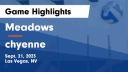 Meadows  vs chyenne  Game Highlights - Sept. 21, 2023