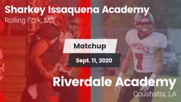 Matchup: Sharkey Issaquena Ac vs. Riverdale Academy 2020