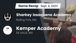 Recap: Sharkey Issaquena Academy  vs. Kemper Academy 2023