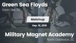 Matchup: Green Sea Floyds vs. Military Magnet Academy  2016
