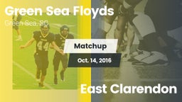 Matchup: Green Sea Floyds vs. East Clarendon 2016