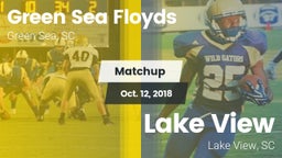 Matchup: Green Sea Floyds vs. Lake View  2018