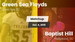 Matchup: Green Sea Floyds vs. Baptist Hill  2019
