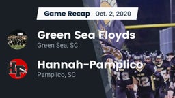 Recap: Green Sea Floyds  vs. Hannah-Pamplico  2020