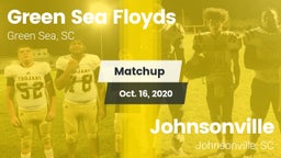 Matchup: Green Sea Floyds vs. Johnsonville  2020