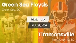 Matchup: Green Sea Floyds vs. Timmonsville  2020