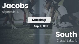 Matchup: Jacobs vs. South  2016
