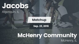 Matchup: Jacobs vs. McHenry Community  2016