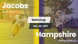 Matchup: Jacobs vs. Hampshire  2017