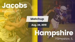 Matchup: Jacobs vs. Hampshire  2018