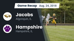 Recap: Jacobs  vs. Hampshire  2018