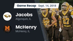 Recap: Jacobs  vs. McHenry  2018