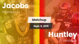 Matchup: Jacobs vs. Huntley  2019