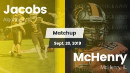 Matchup: Jacobs vs. McHenry  2019