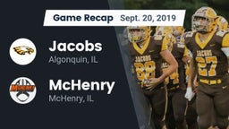 Recap: Jacobs  vs. McHenry  2019