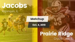 Matchup: Jacobs vs. Prairie Ridge  2019