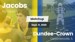 Matchup: Jacobs vs. Dundee-Crown  2020