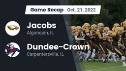 Recap: Jacobs  vs. Dundee-Crown  2022